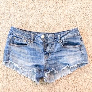 Denim shorts